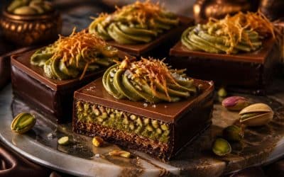 Recette du chocolat de Dubaï croustillant à la pistache et au kadaïf