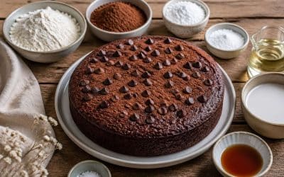 Recette du gâteau au chocolat sans beurre au airfryer