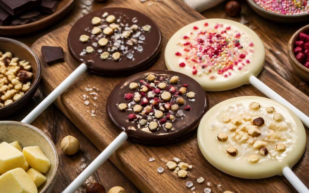 Recette facile de sucettes au chocolat maison