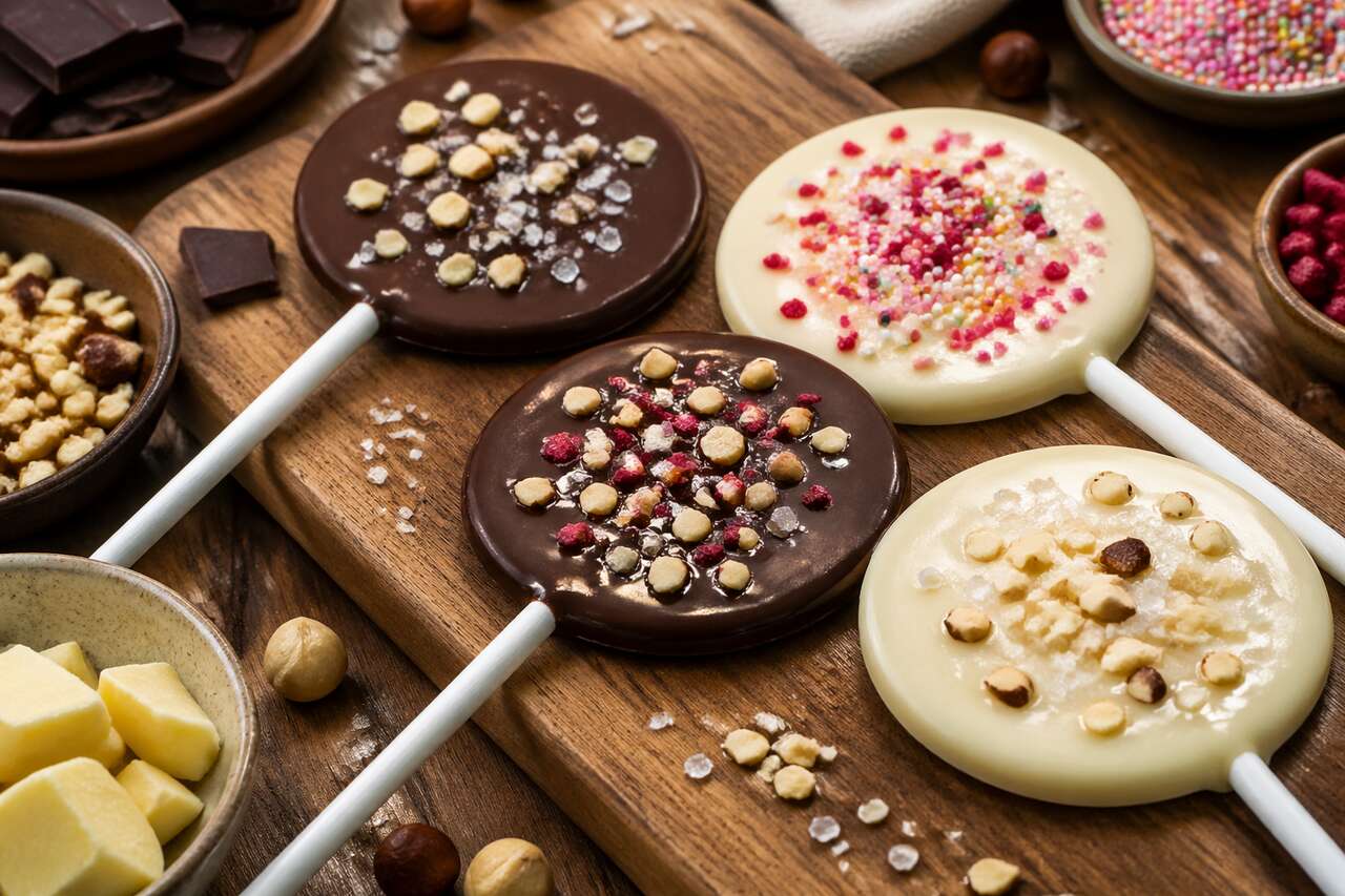 Recette facile de sucettes au chocolat maison