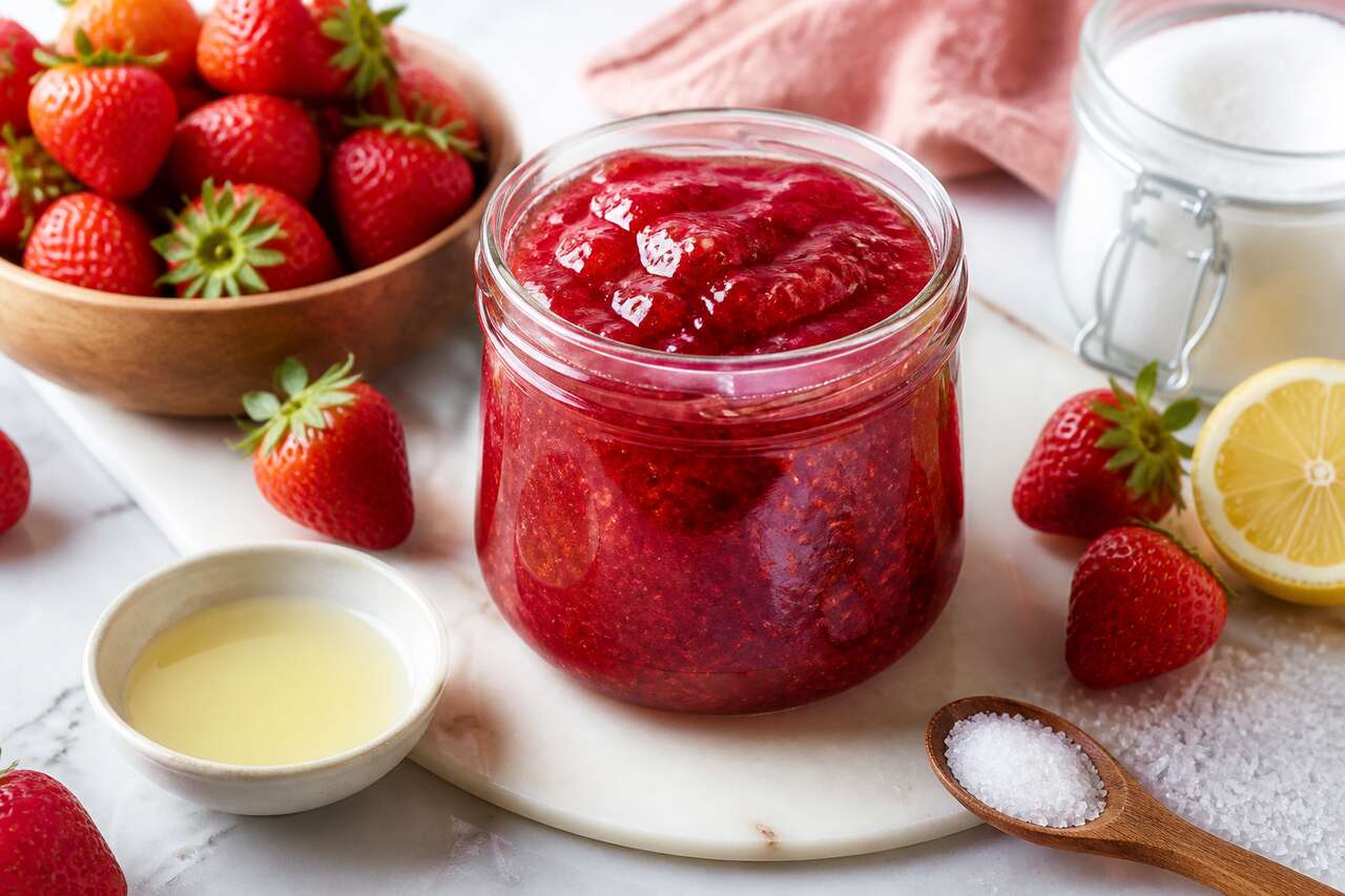 Recette de confiture de fraises traditionnelle facile et savoureuse