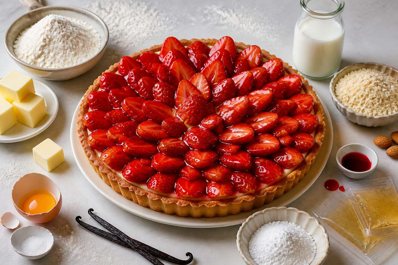 La meilleure tarte aux fraises du monde