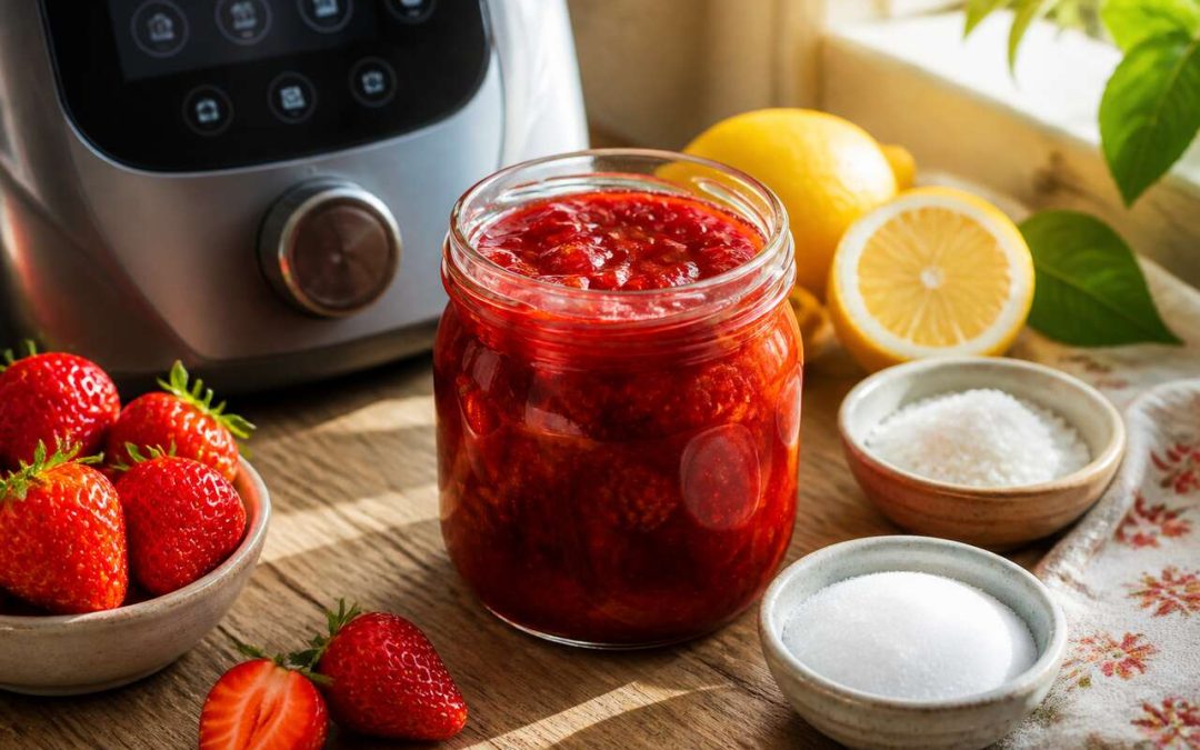 Recette de confiture de fraises au Cook Expert