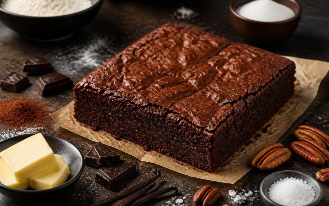 Recette facile de brownie au chocolat