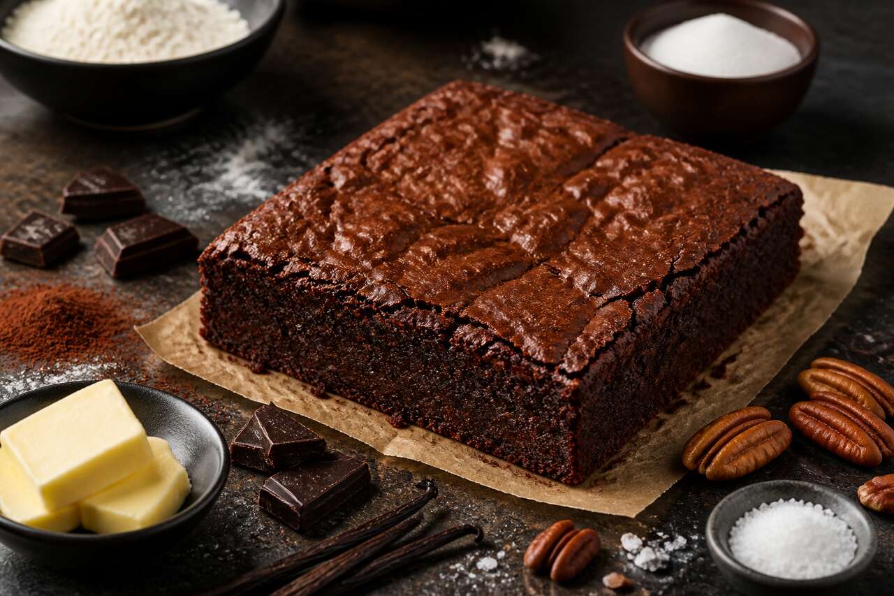 Recette facile de brownie au chocolat
