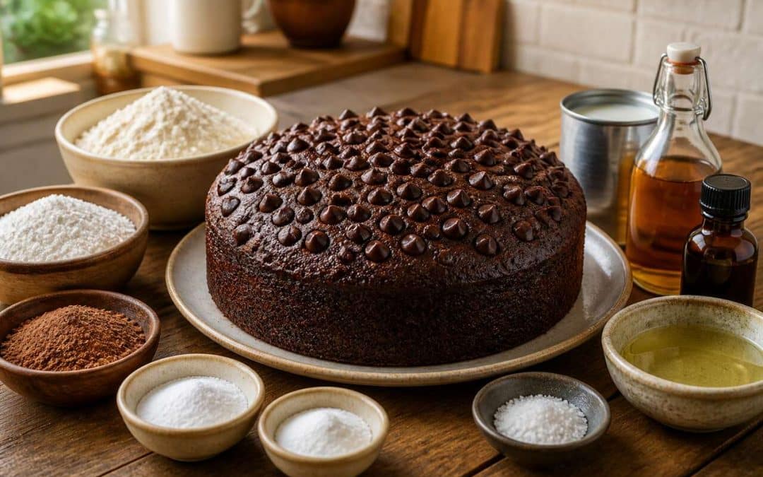 Recette du gâteau au chocolat sans œufs