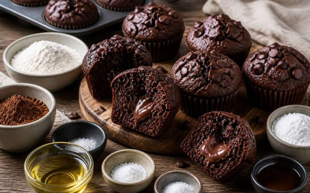 Recette de muffins au chocolat à congeler