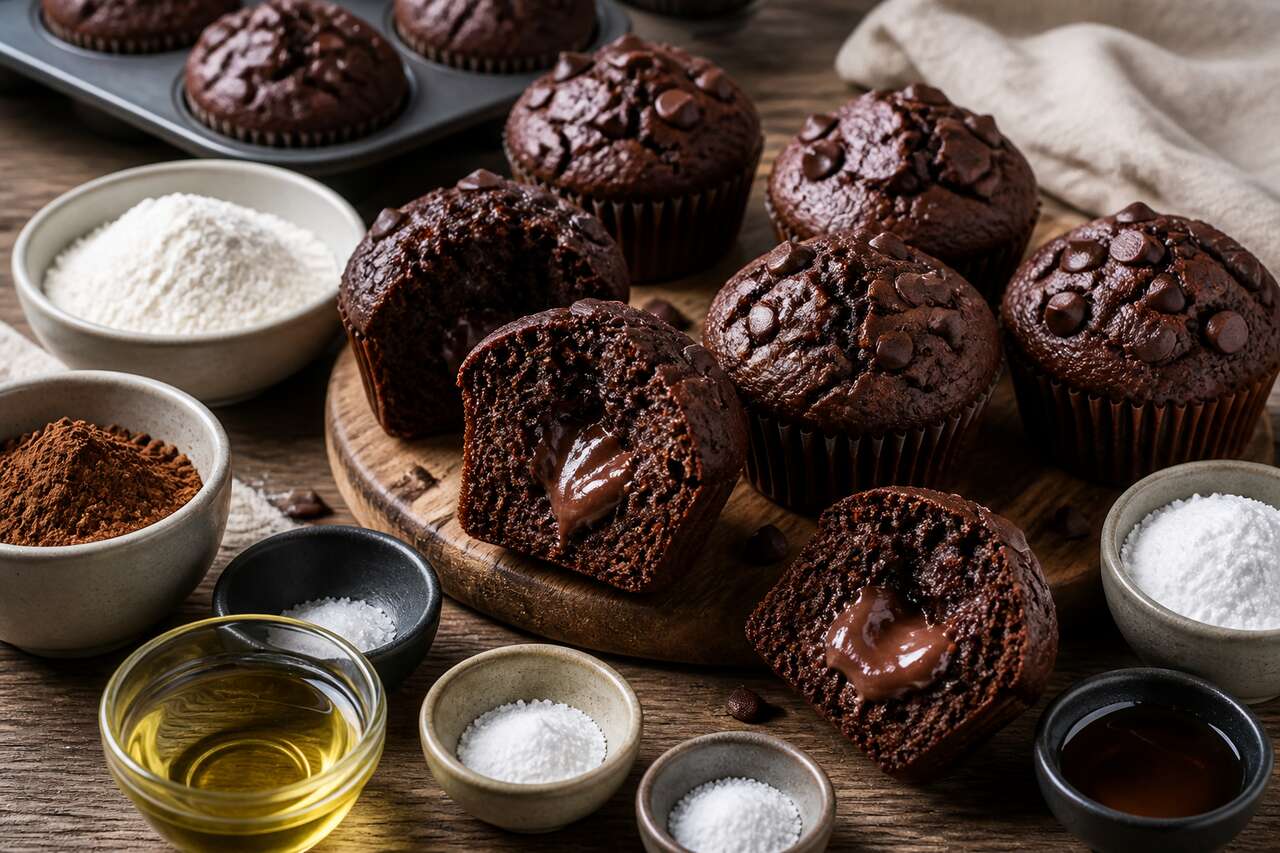 Recette de muffins au chocolat à congeler
