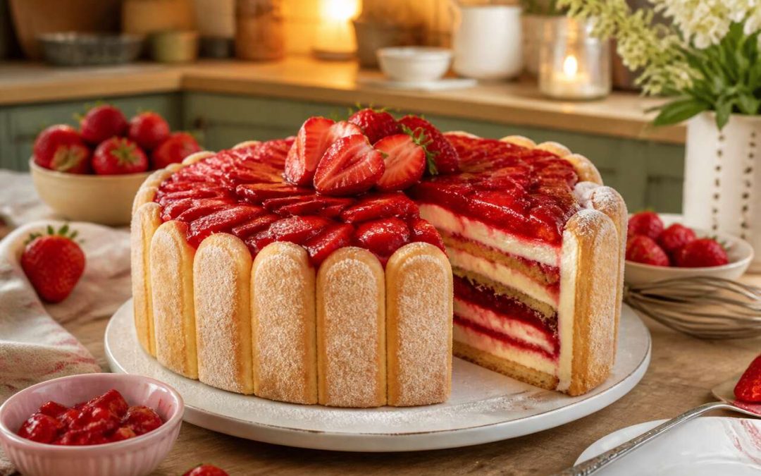 La meilleure recette de charlotte aux fraises