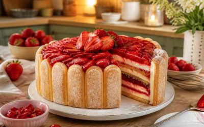La meilleure recette de charlotte aux fraises