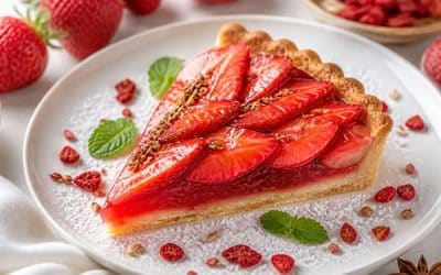 Recette de tarte aux fraises à l’anis
