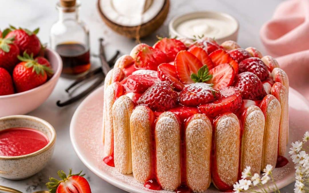 La meilleure recette de charlotte aux fraises
