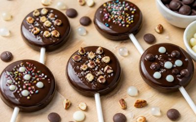 Recette facile de sucettes au chocolat maison
