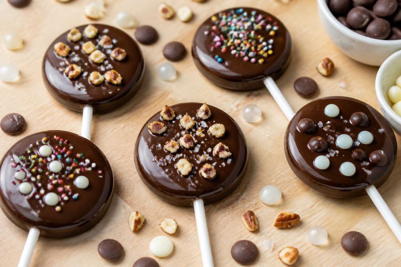 Recette facile de sucettes au chocolat maison