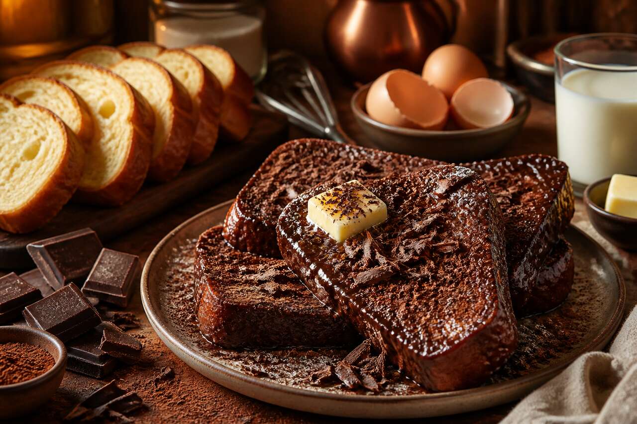 Pain perdu brioché ultra moelleux au chocolat : la recette gourmande et facile