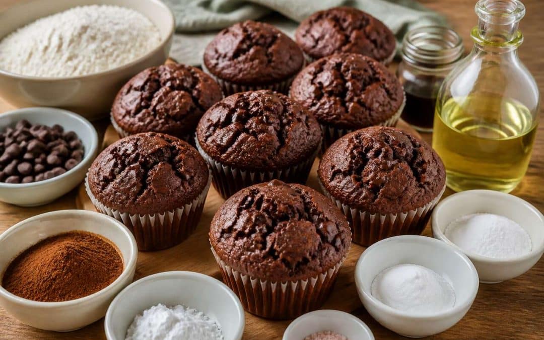 Recette de muffins au chocolat faciles et moelleux