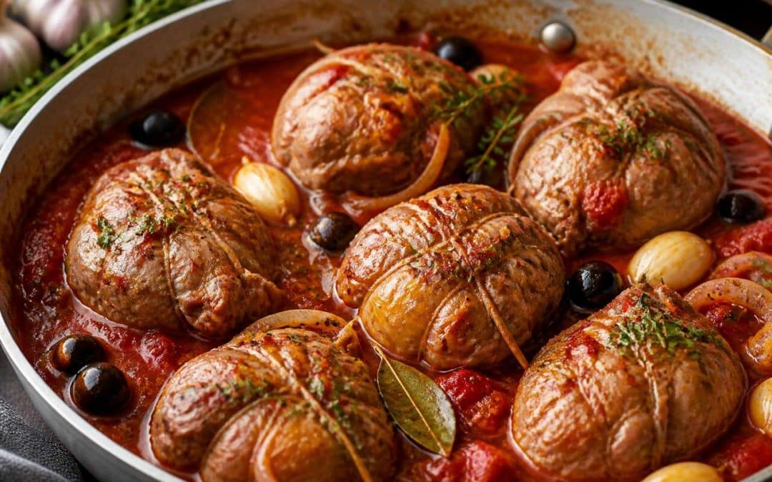 Recette de crépinettes de porc à la tomate au Cookeo