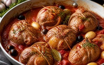 Recette de crépinettes de porc à la tomate au Cookeo