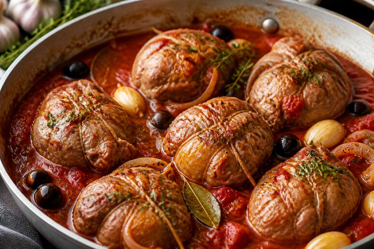 Recette de crépinettes de porc à la tomate au Cookeo