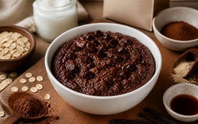 Recette facile de bowl cake à l&rsquo;avoine et au chocolat