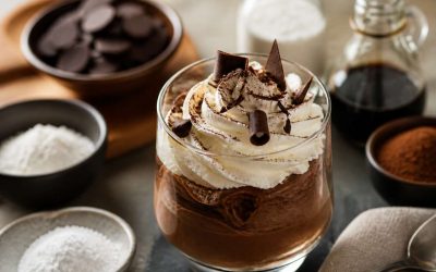 Recette de coupe façon chocolat liégeois à croquer de Cyril Lignac
