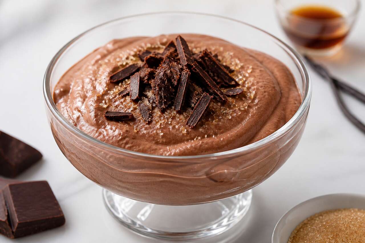 Mousse au chocolat vegan à l'aquafaba : la recette bluffante