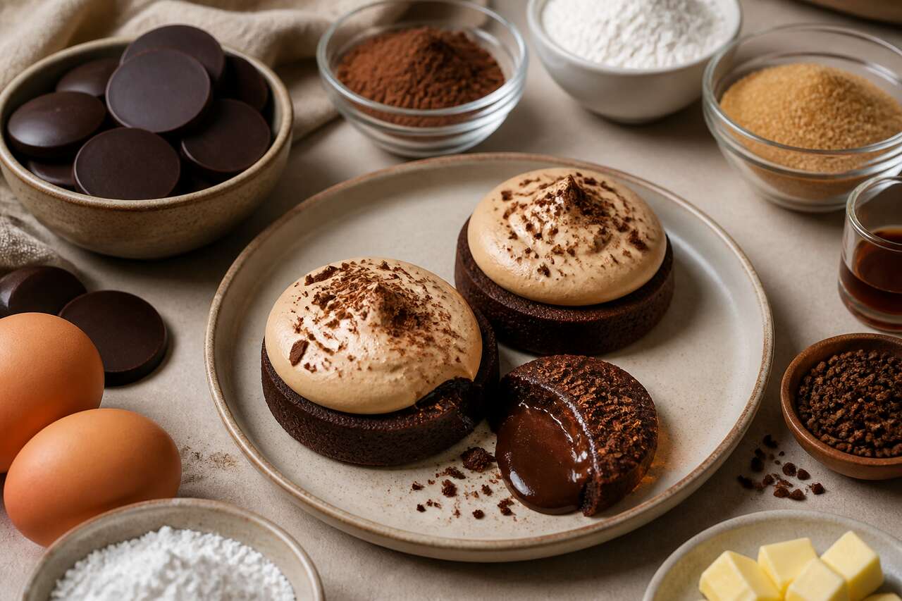 Recette des palets au chocolat et crème au café de Cyril Lignac