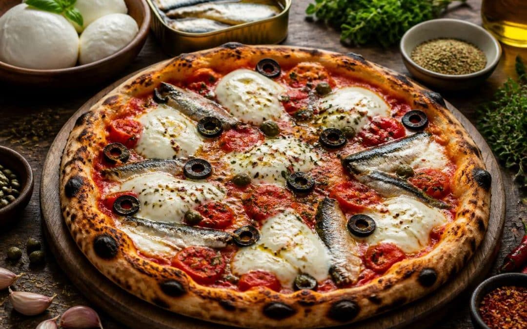 Pizza aux sardines, tomates et mozzarella : la recette facile et gourmande