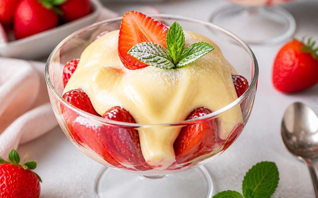 Recette de sabayon aux fraises