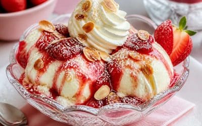 Recette des fraises Melba