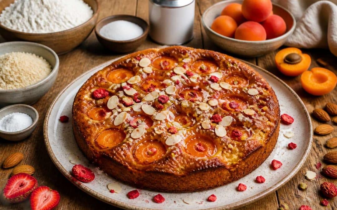 Recette du clafoutis aux abricots et à la pistache