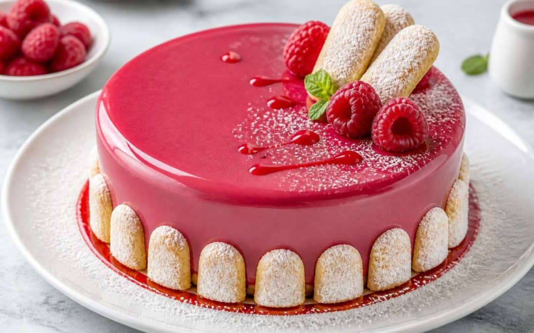 Recette d'entremets à la framboise