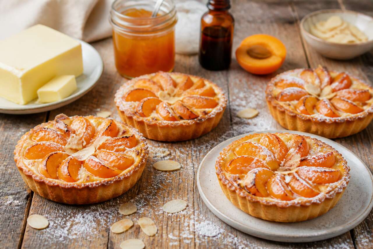Recette de tartelettes aux abricots