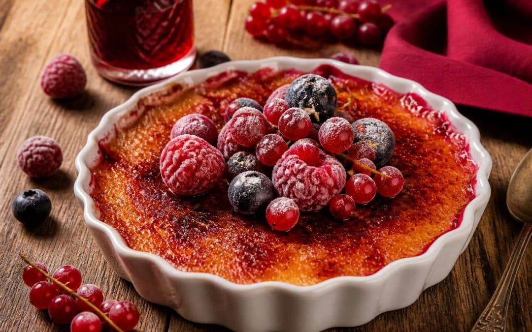 Recette du gratin de fruits rouges
