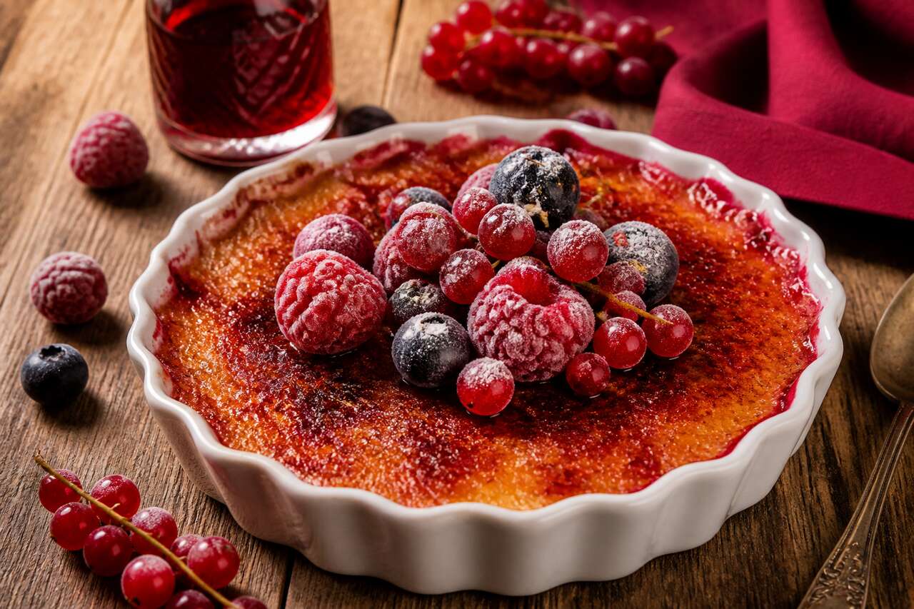 Recette du gratin de fruits rouges
