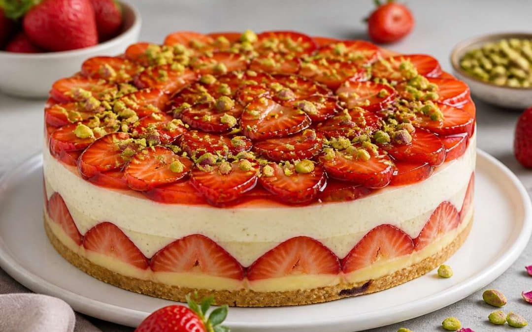 Recette du Montebello aux fraises et pistaches
