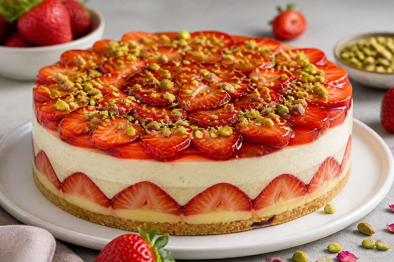 Recette du Montebello aux fraises et pistaches