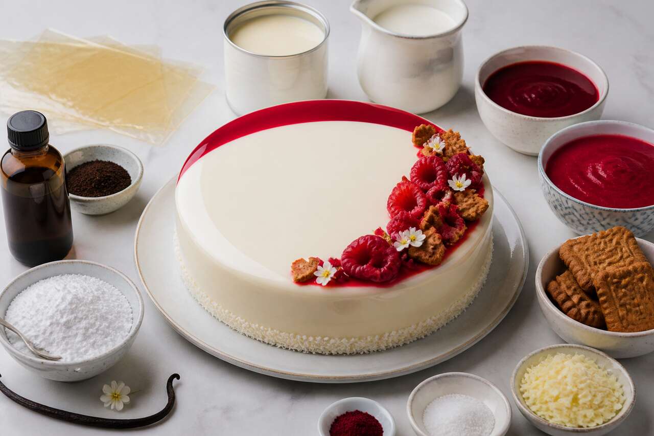 Recette d'entremets vanille et fruits rouges