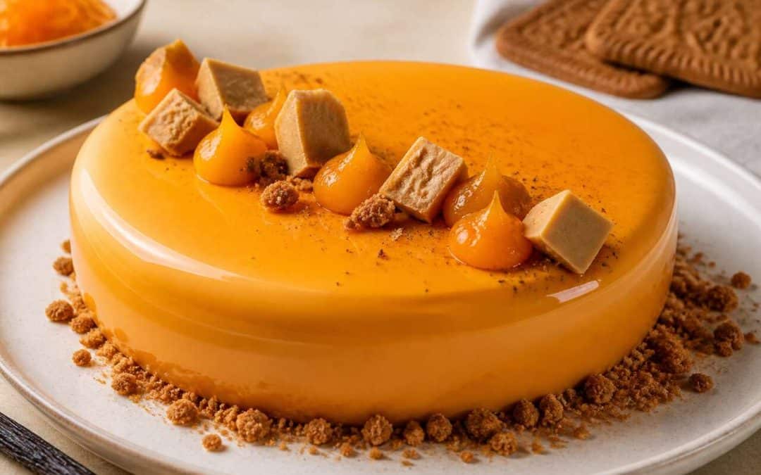 Recette d'entremets abricot et chocolat Dulcey
