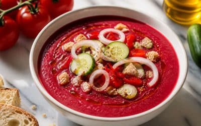 Gaspacho à la tomate : la recette fraîche et savoureuse de l’été