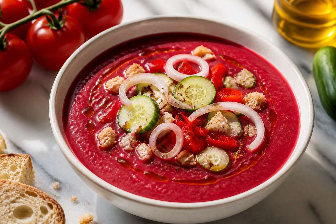 Gaspacho à la tomate : la recette fraîche et savoureuse de l'été