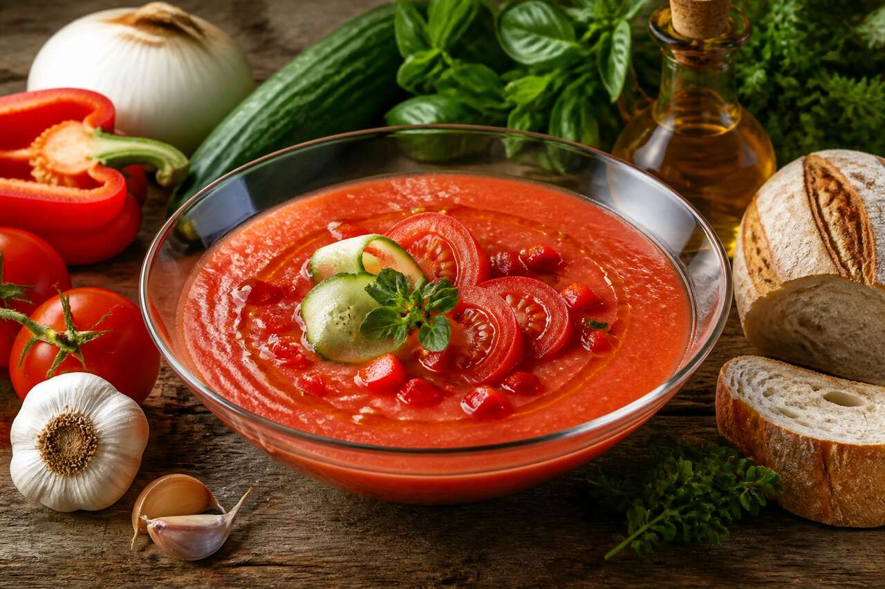La meilleure recette de gaspacho à la tomate