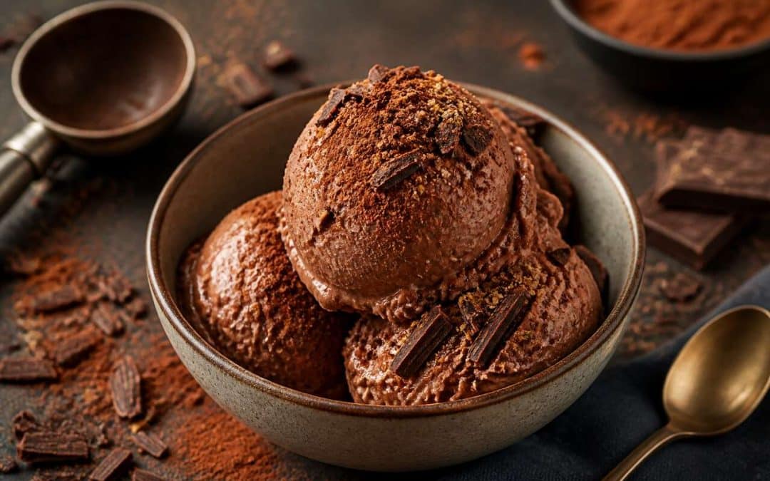 Recette de glace au chocolat maison