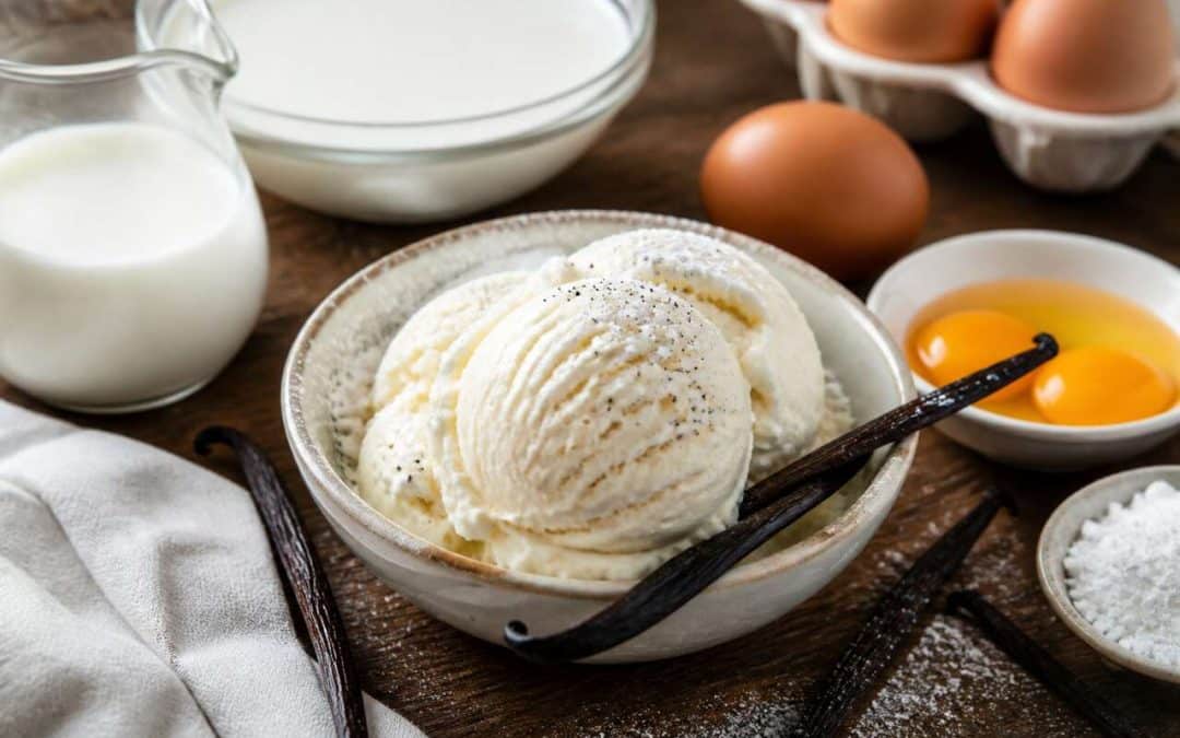 Recette de glace à la vanille maison