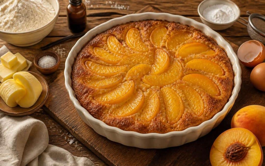 Recette du moelleux aux pêches fondant et facile