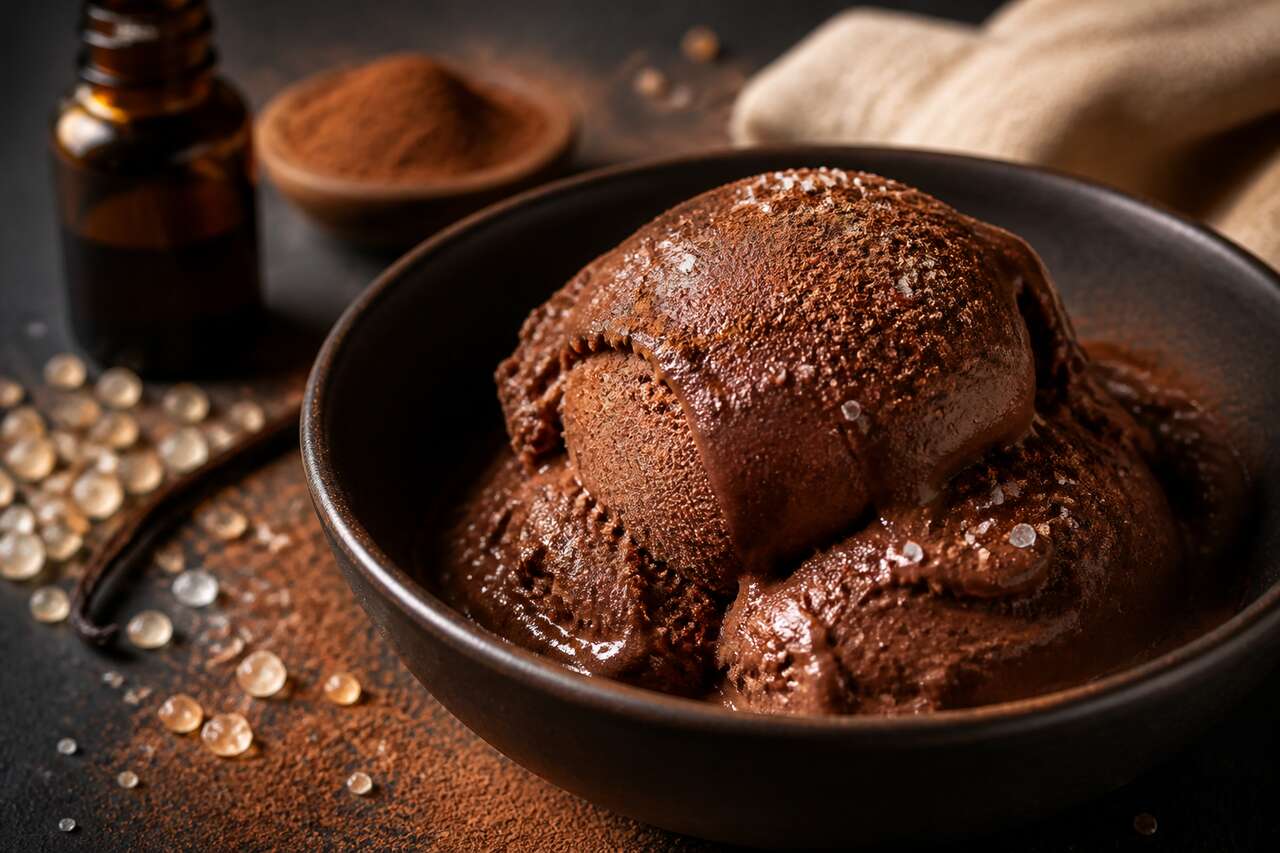Recette de sorbet au chocolat maison