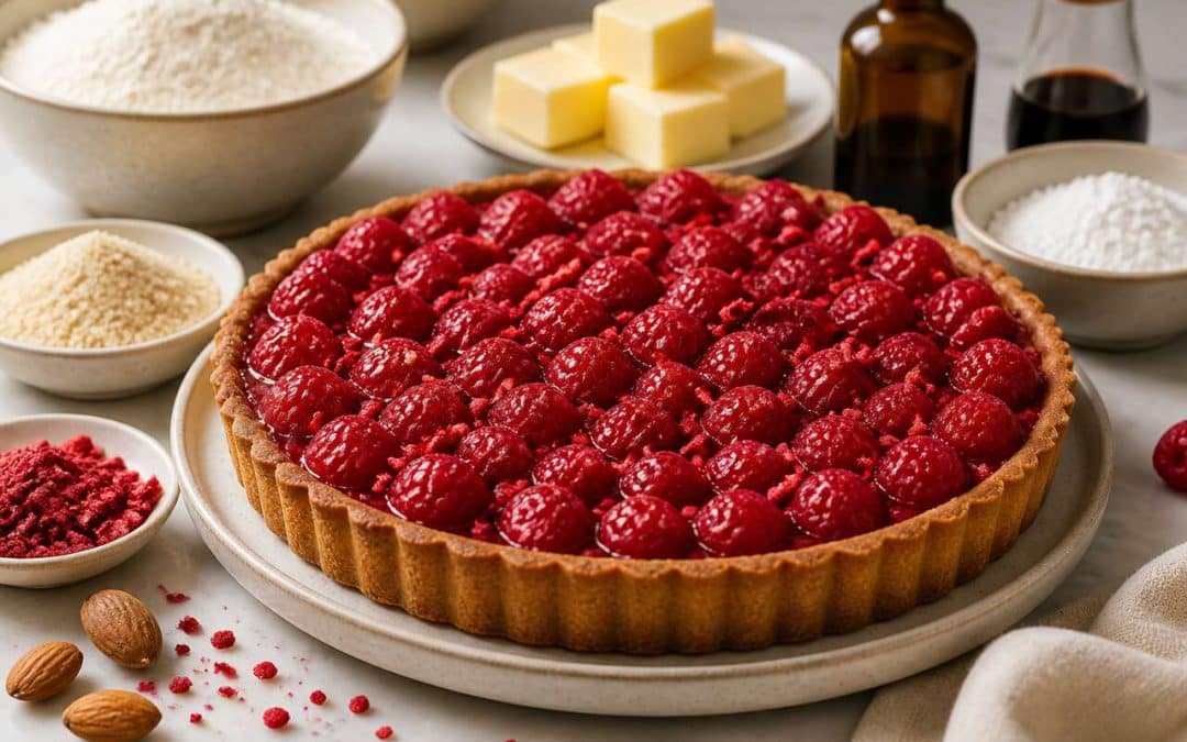 La meilleure recette de tarte aux framboises