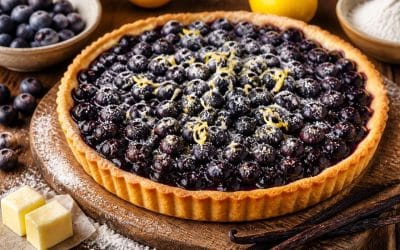 Recette de tarte aux myrtilles