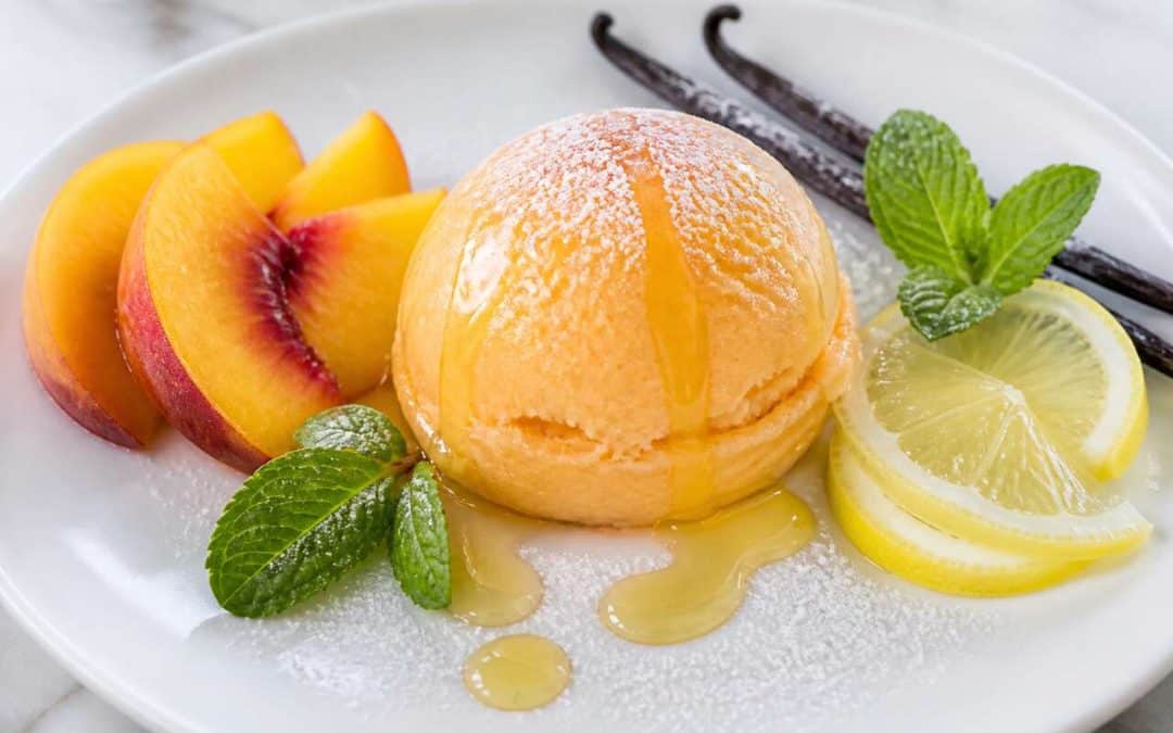 Recette de sorbet à la pêche maison