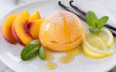 Recette de sorbet à la pêche maison